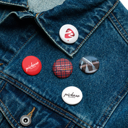 Set of Pickaso Pin Buttons